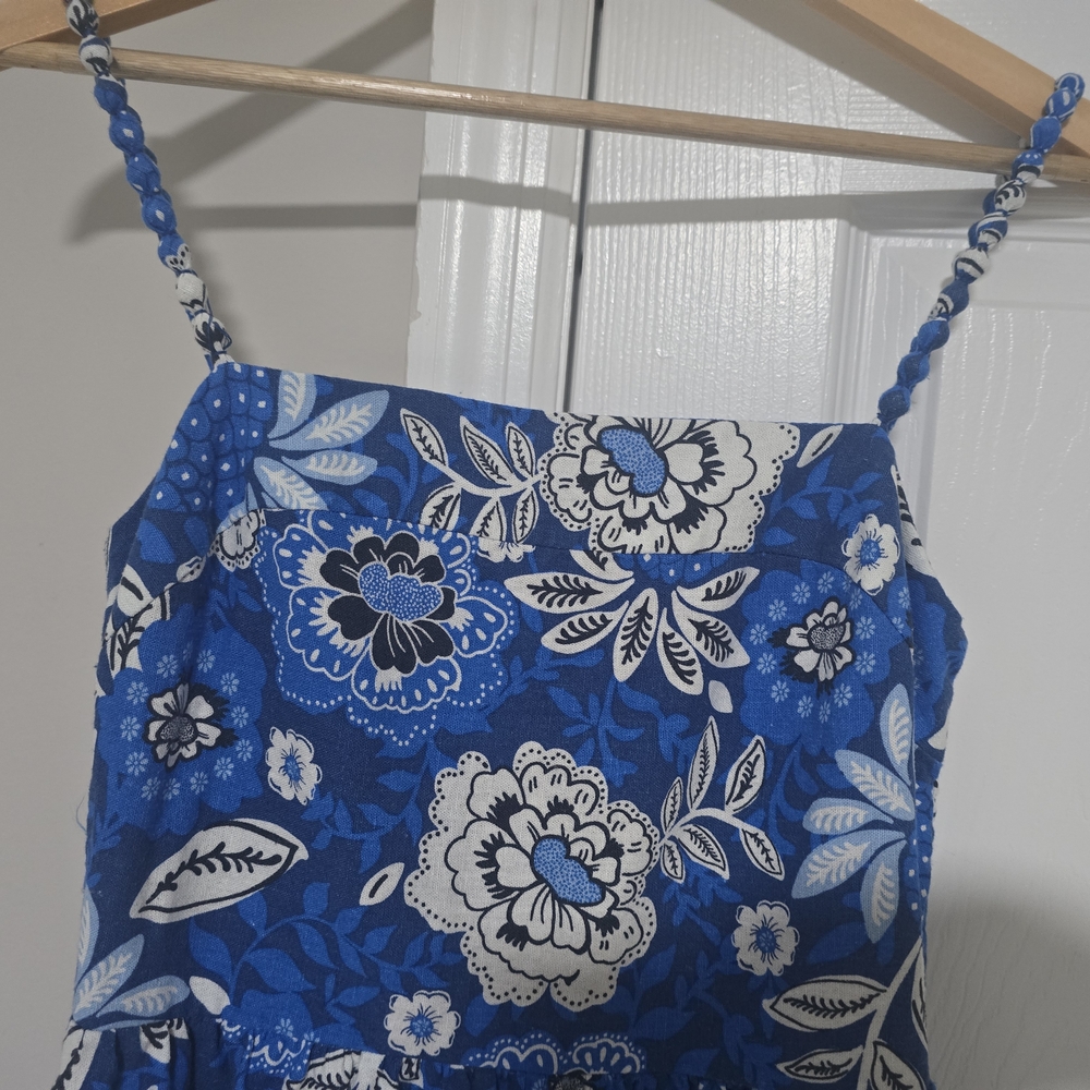 Rachel Zoe Floral Maxi Dress in Blue and White - Picture 3 of 12